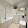 Photo 4: Modern shower and bath 