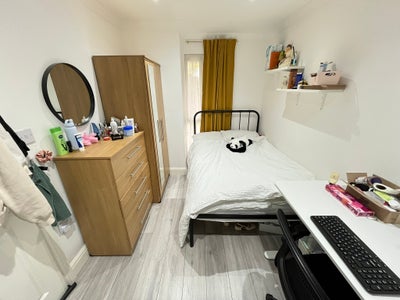 Bedroom in a modern home with patio garden Main Photo