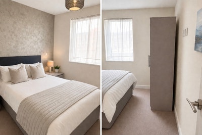 Modern 2-Bed Flat in E14- Rooms or Whole Flat      Main Photo