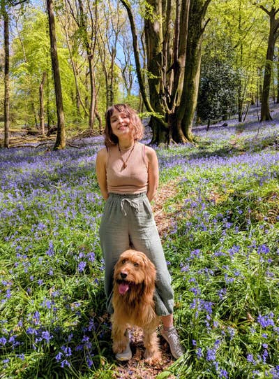 PhD student with dog  Main Photo
