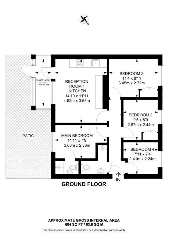 Four bed flat in peaceful Charlton location Main Photo
