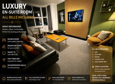 ✨Luxury Newly Refurbished En-Suite Room Available✨ Main Photo