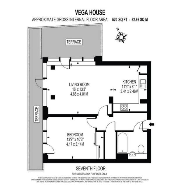 Superb 1 bed in Hemming Street Main Photo