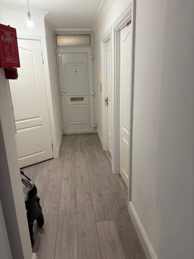 "Bright, furnished room with shared bathroom and k Main Photo