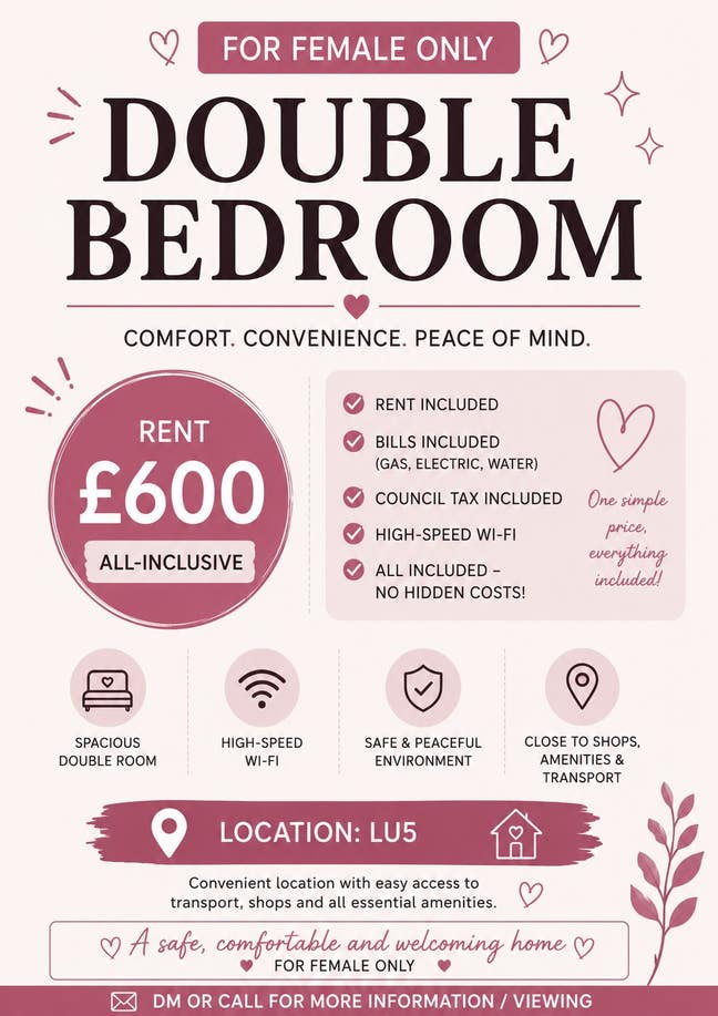 1 double room houghton regis  Main Photo