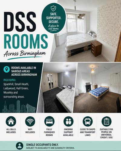 ***Double Rooms Available for Benefit Claimant***  Main Photo