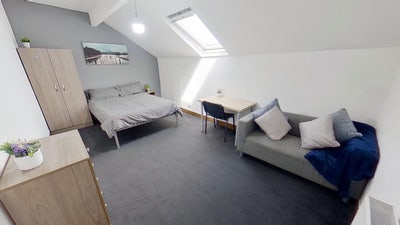 Attic large bedroom with sofa  Main Photo