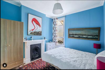 Double bedroom in sociable house by Clapham North Main Photo