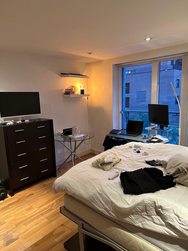 Bright Furnished Studio with Canary Wharf view Main Photo