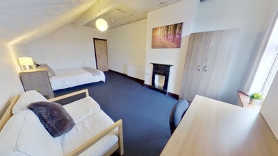 Attic large bedroom with sofa  Main Photo