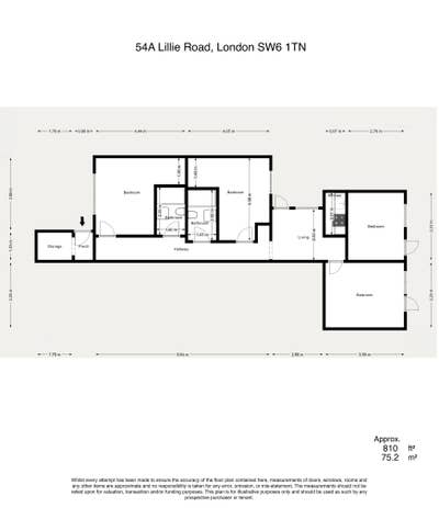 Four double bedrooms flat with access to garden  Main Photo