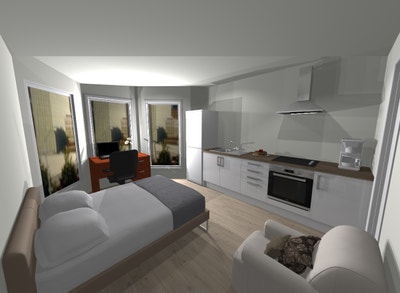 Stylish  Studio Apartment All Bills Included Main Photo