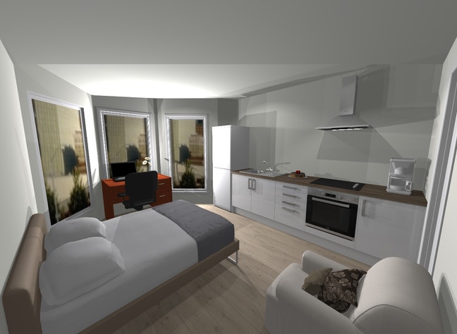 Stylish  Studio Apartment All Bills Included Main Photo