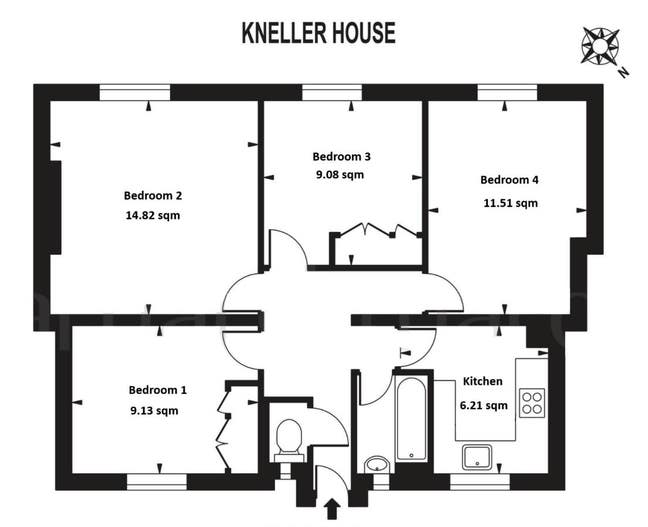 Brand-New 4 Double Bedroom Flat – SW8 2RR Main Photo