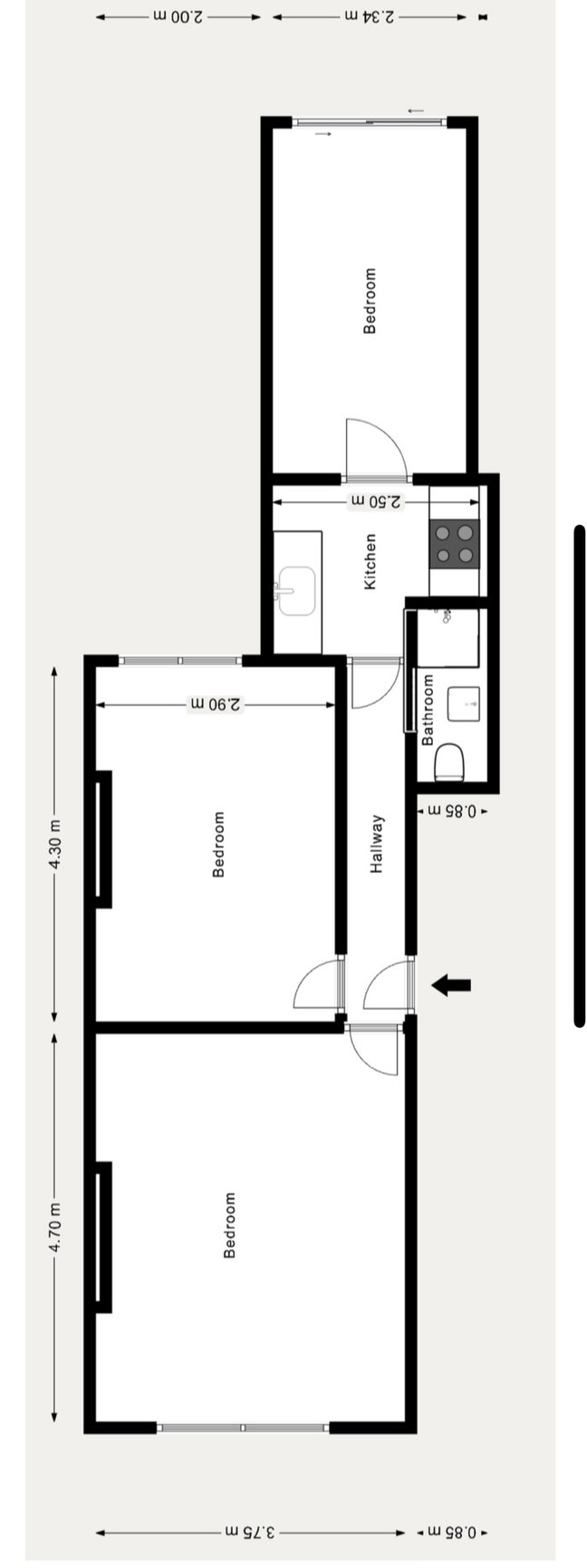 Three Double bed Garden flat close to Imperial Main Photo
