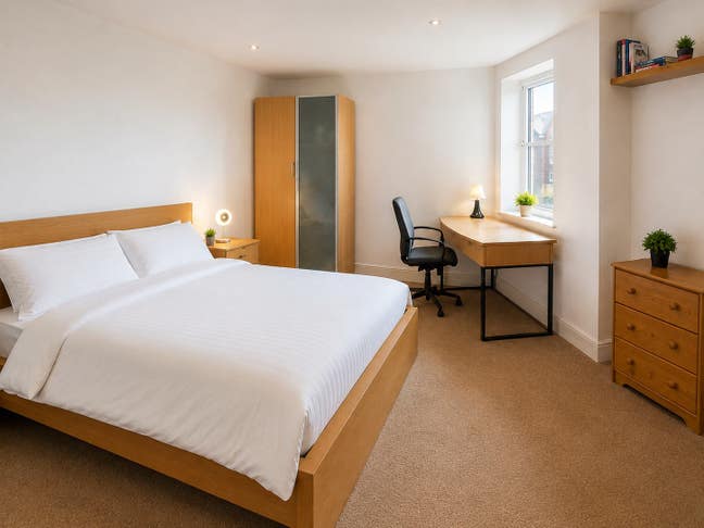Large Double Room + Private Bathroom, N5 Main Photo
