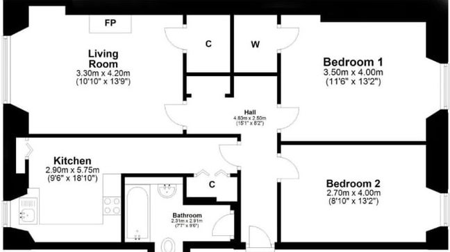 Double Bedroom in North Kelvinside Main Photo