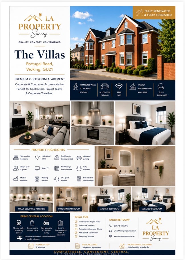Premium Corporate Accommodation in Woking  Main Photo