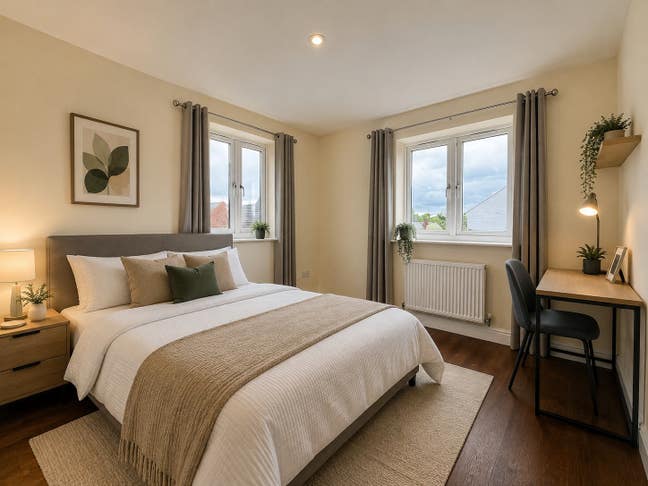 Modern Double Room Available – Near Manor Hospital Main Photo