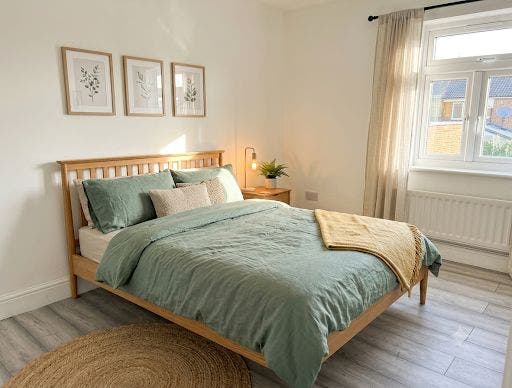 Spacious 3-Bedroom Furnished Home w/ Private Garde Main Photo