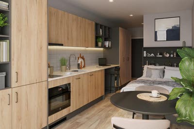 Studio Flat with communal rooms downtairs  Main Photo