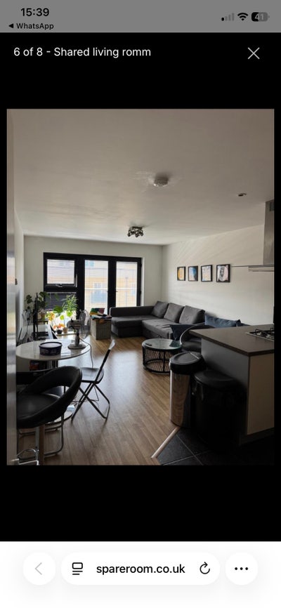 2bed 2bath flat - Double room to rent Main Photo
