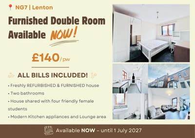 ✨ Refurbished Double Room - ALL Bills Included! ✨ Main Photo