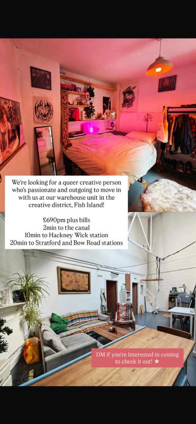 Cosy warehouse in Hackney Wick Main Photo