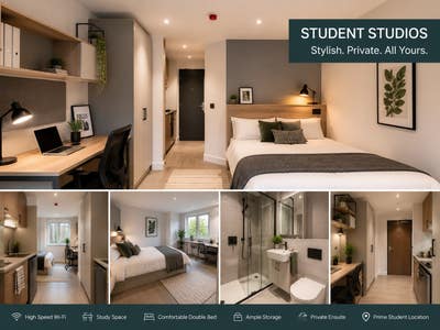 Luxury, large student studios Main Photo