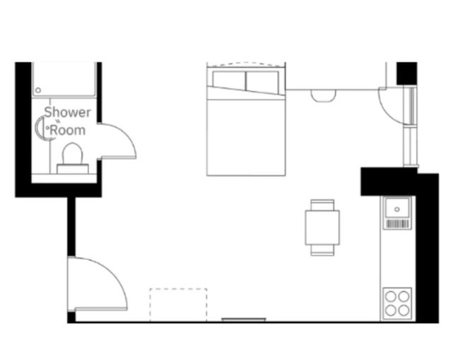 Studio apartment available for Semester 2, 2027 Main Photo