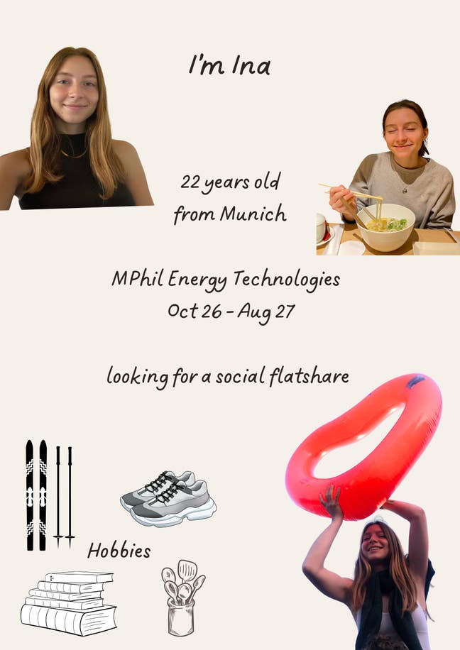MPhil student looking for social flatshare Main Photo