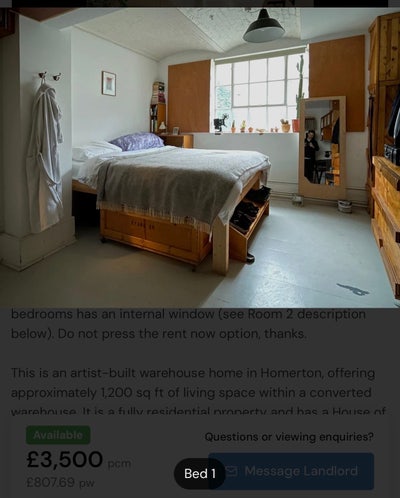Creative Warehouse Share in Homerton E9 Main Photo