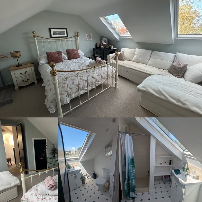 Spacious loft room with shower – Sway village Main Photo