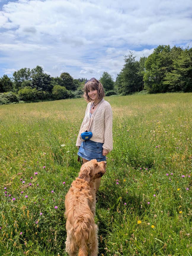 PhD student with dog  Main Photo