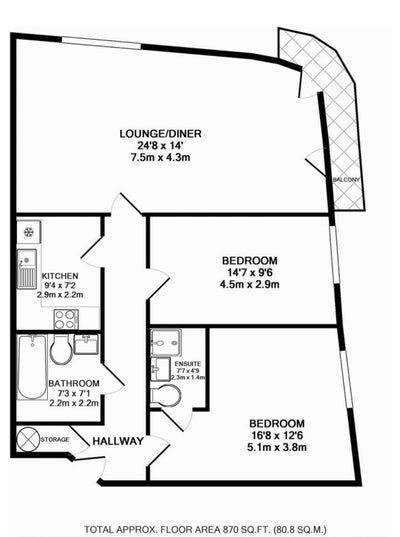 1 ensuite room in 2 bed flat in peckham 🏡 Main Photo