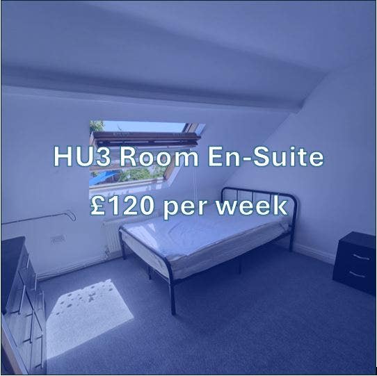 HU3 Large Double Room Ensuite &pound;120 per Week Main Photo