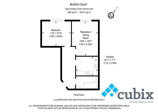1 bed flat in Deptford Main Photo