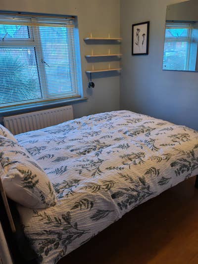 Double room in quiet shared house with cat Main Photo