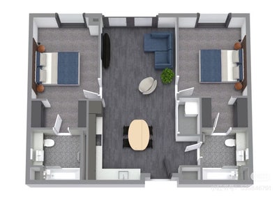 Ebb&Flow central Reading comfort room(modern 2B2B) Main Photo