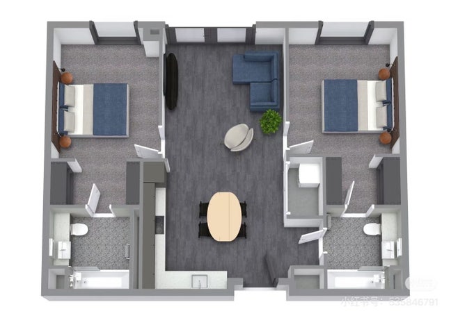 Ebb&Flow central Reading comfort room(modern 2B2B) Main Photo