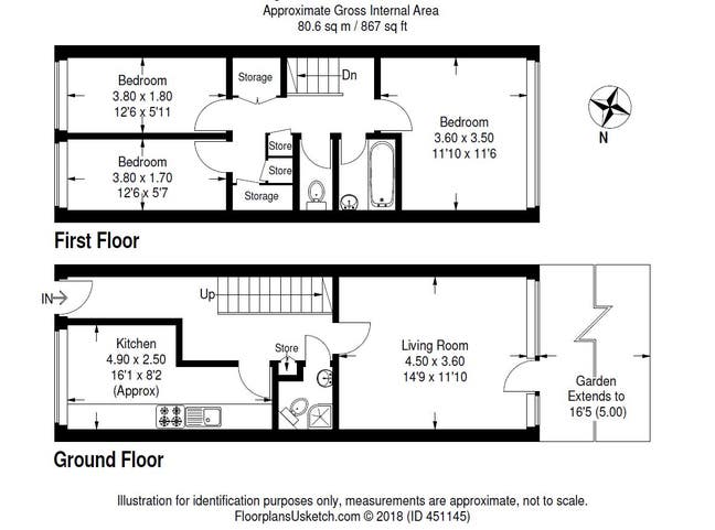 4 Bedroom Maisonette in N19  Main Photo
