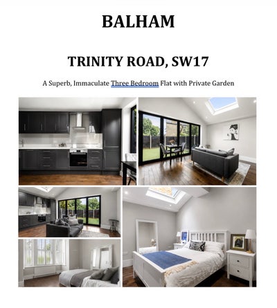 A superably immaculate three bedroom garden flat. Main Photo
