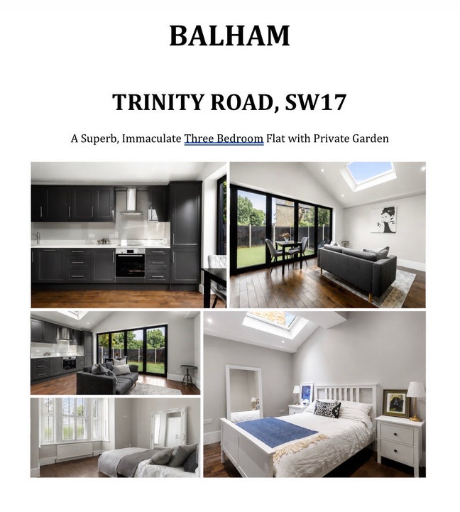 A superably immaculate three bedroom garden flat. Main Photo