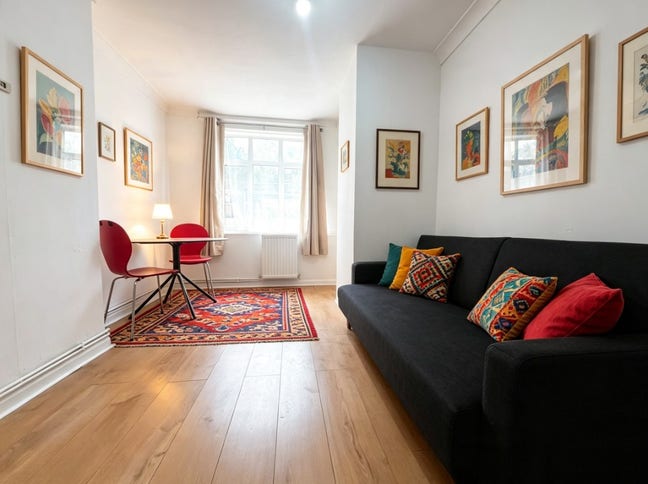 Spacious one-bedroom lower ground flat N7 Main Photo