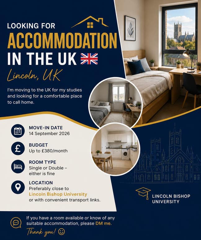 Looking for Accommodation in Lincoln Main Photo