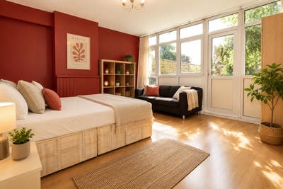 3 Beautiful and Spacious Rooms - Central Location! Main Photo
