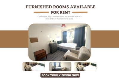Furnished Rooms in Roehampton | Bills Included Main Photo