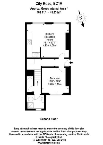 1 Bed Flat, City Road, EC1V Main Photo
