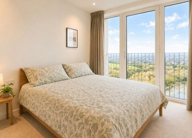Double Room in Beautiful Waterside Apartment  Main Photo