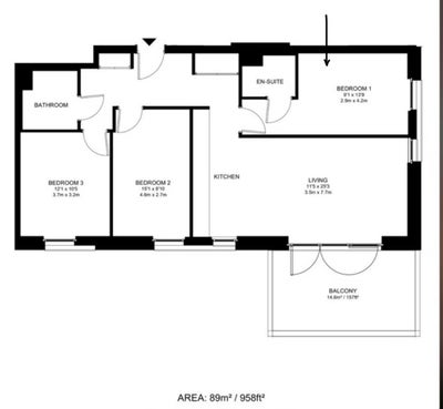 Stratford E20 En-suite Room to Rent Main Photo
